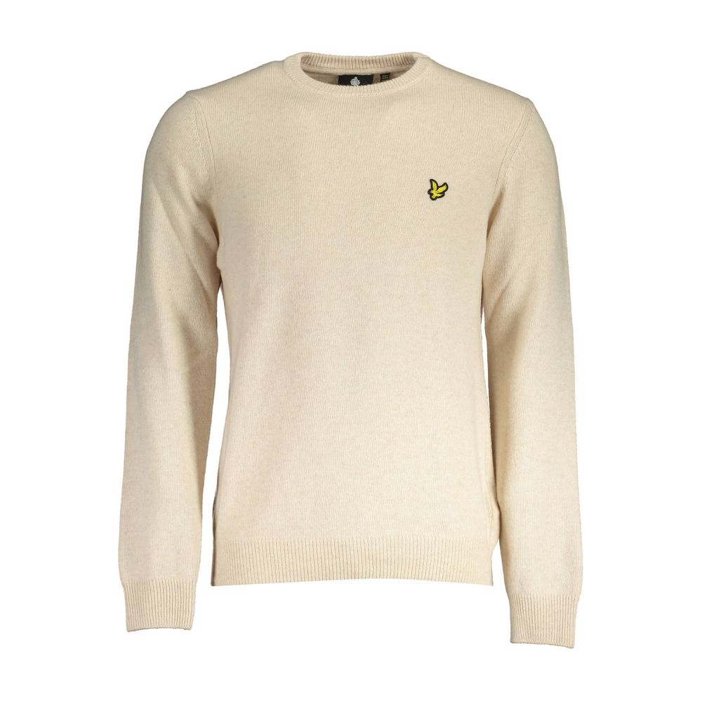 Lyle & Scott Beige Wool Sweatshirt Lyle & Scott