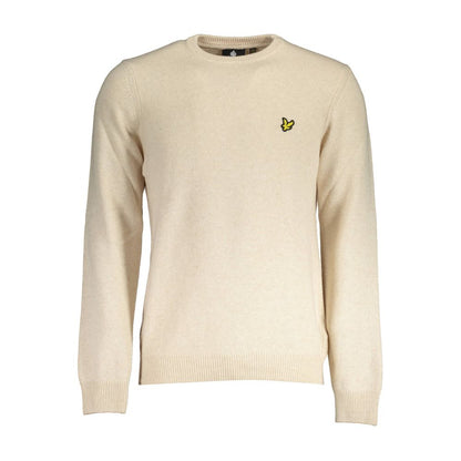 Lyle & Scott Beige Wool Sweatshirt Lyle & Scott