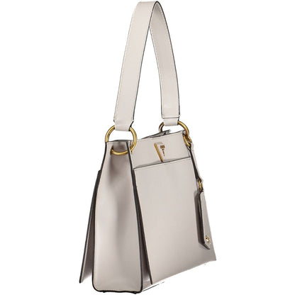 Guess Jeans Grigio Polyurethane Women Handbag
