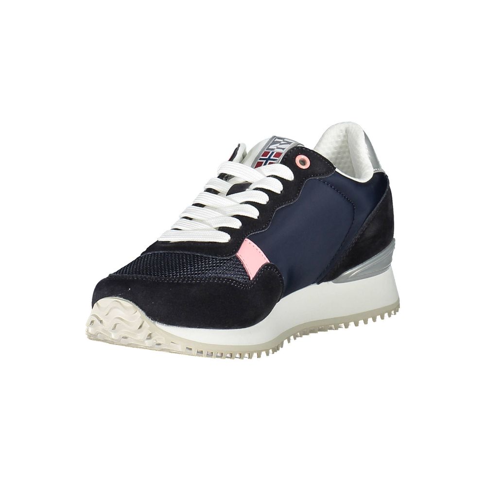 Napapijri Blue Polyurethane Women Sneaker Napapijri