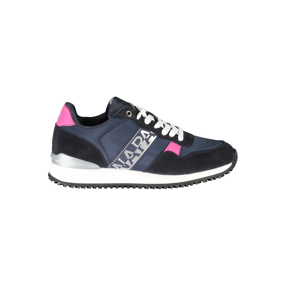Napapijri Blue Polyester Athletic Sneakers