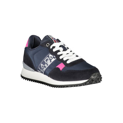 Napapijri Blue Polyester Athletic Sneakers