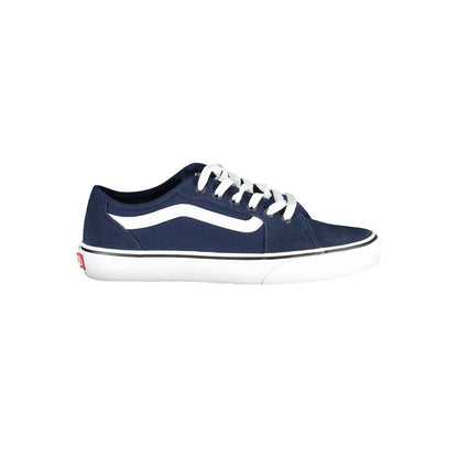 Vans Blue Polyester Low Top Sneakers