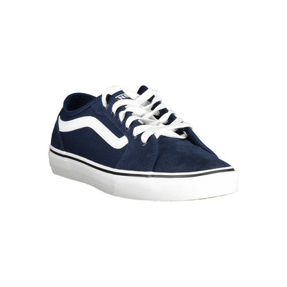Vans Blue Polyester Low Top Sneakers