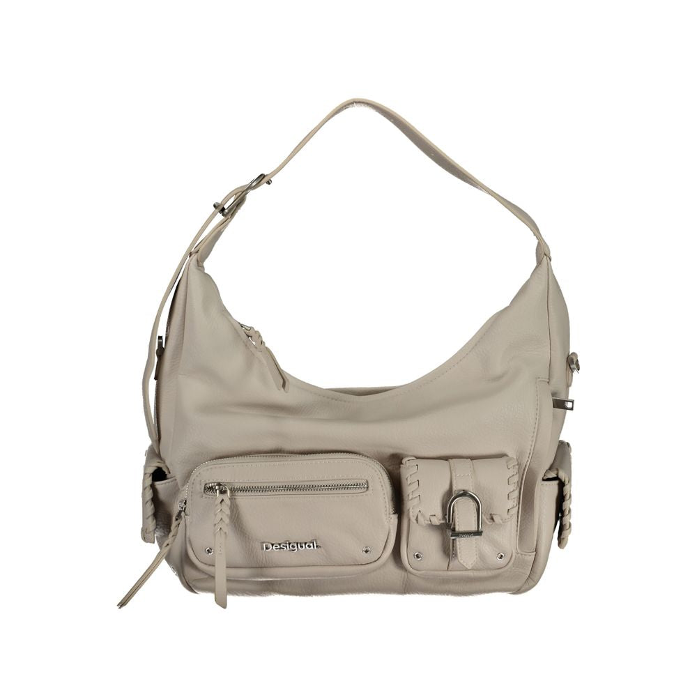 Desigual White Polyethylene Shoulder Bag