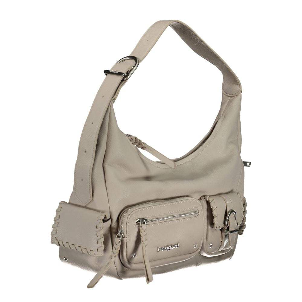 Desigual White Polyethylene Shoulder Bag