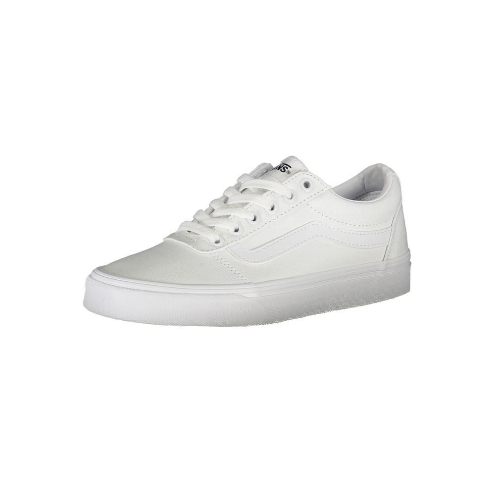 Vans White Polyester Athletic Sneakers