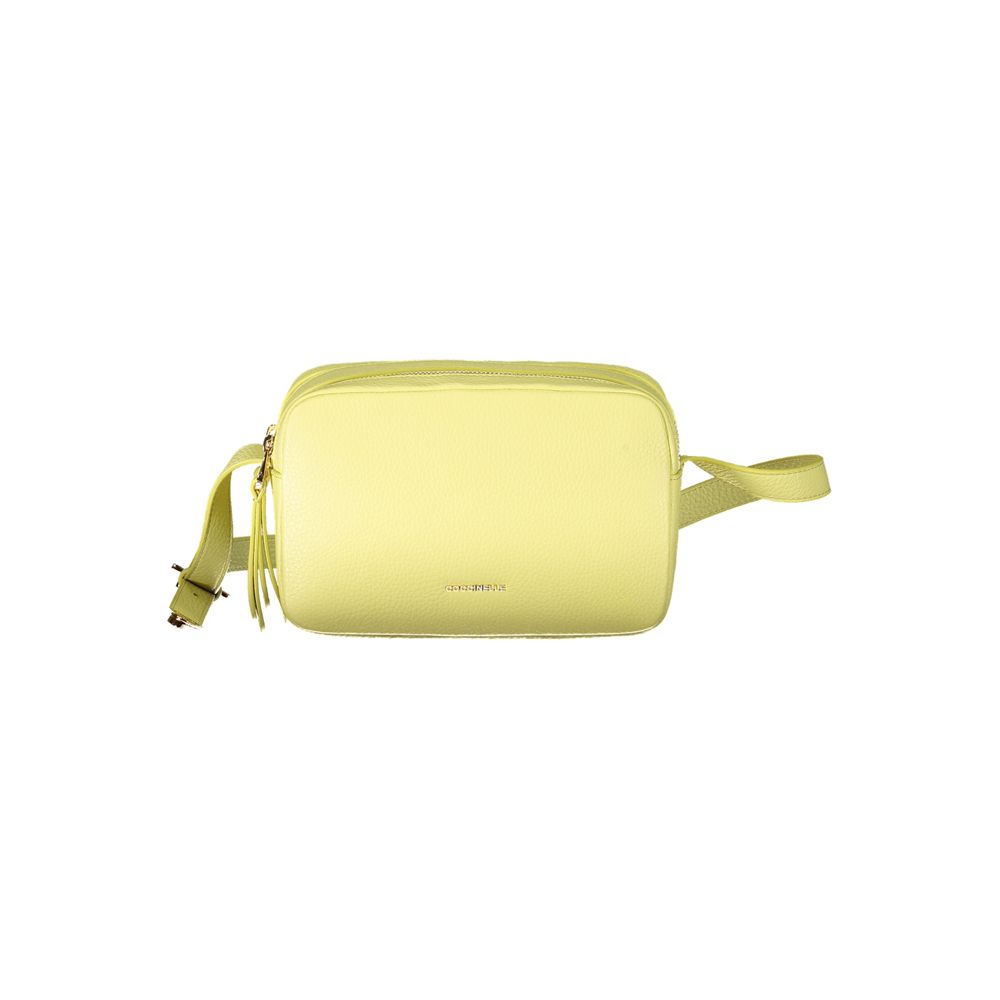 Coccinelle Yellow Leather Shoulder Bag