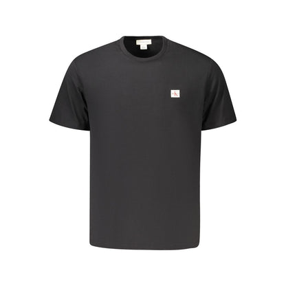 Calvin Klein Black Cotton Men T-Shirt