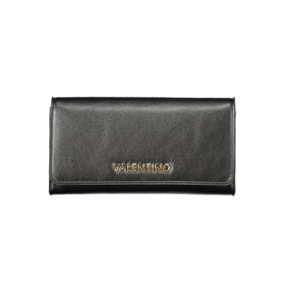 Mario Valentino Black Polyurethane Women Wallet