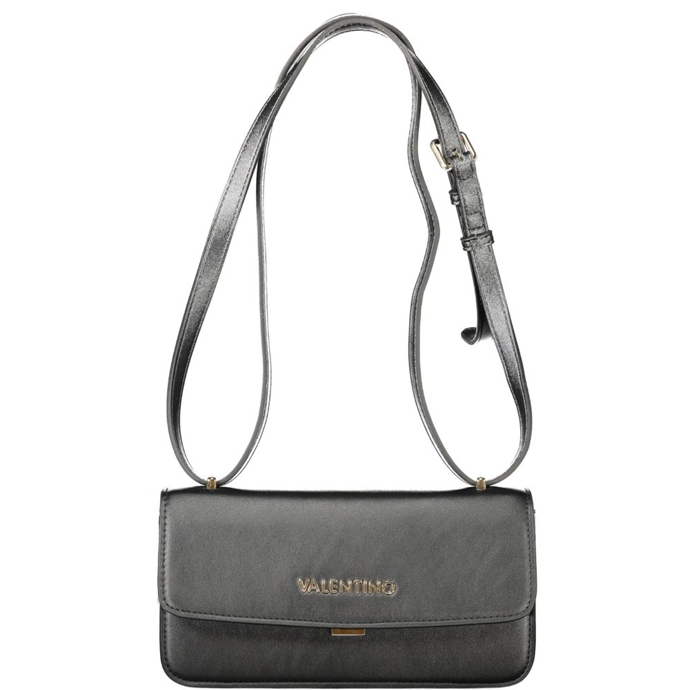 Mario Valentino Nero Poliuretano Woman Shoulder Bag