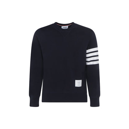 Thom Browne Blue Cotton Sweatshirt