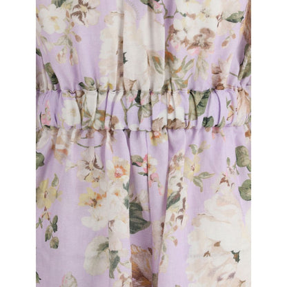 Zimmermann Multicolor Linen Jumpsuit