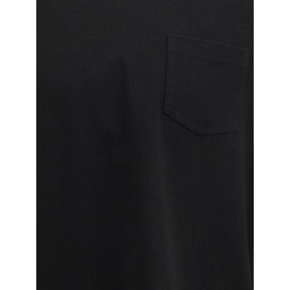 Sacai Black Cotton T-Shirt