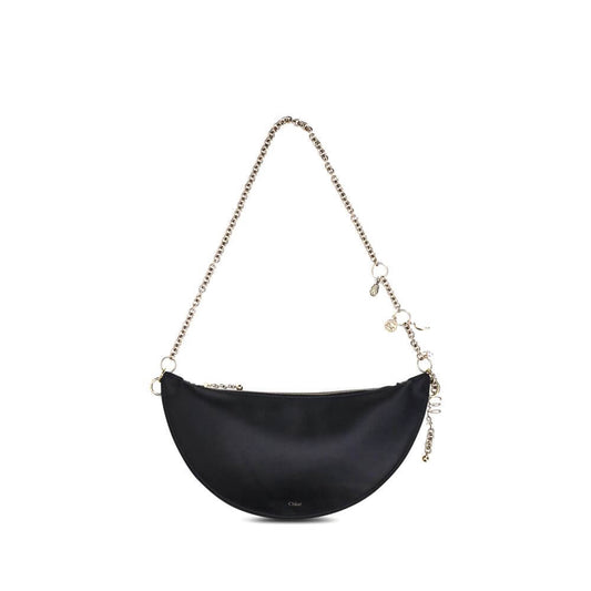 Chloé Black Calf Leather Bos Taurus Shoulder Bag