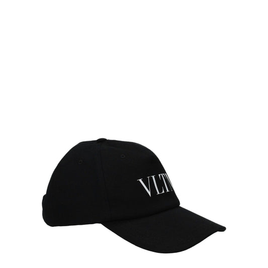 Valentino Garavani Black Cotton Cap (Baseball Hat) 1728,59 cm|L,75667636384,Accessories,Black,Caps (Baseball Hat) - Hats - Accessories,Hats - Accessories,Men,New with tags,Valentino Garavani