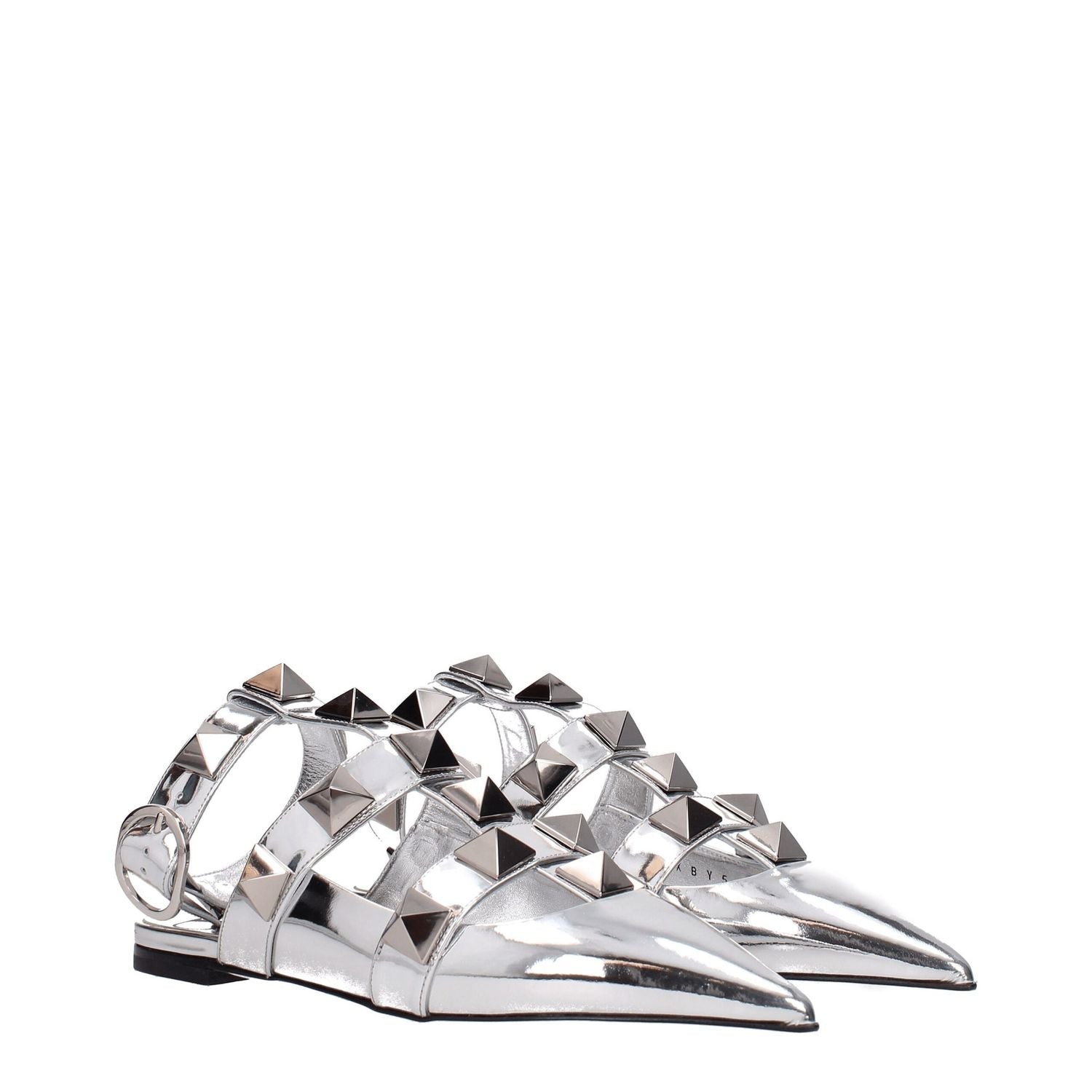 Valentino Garavani Gray Leather Sandals