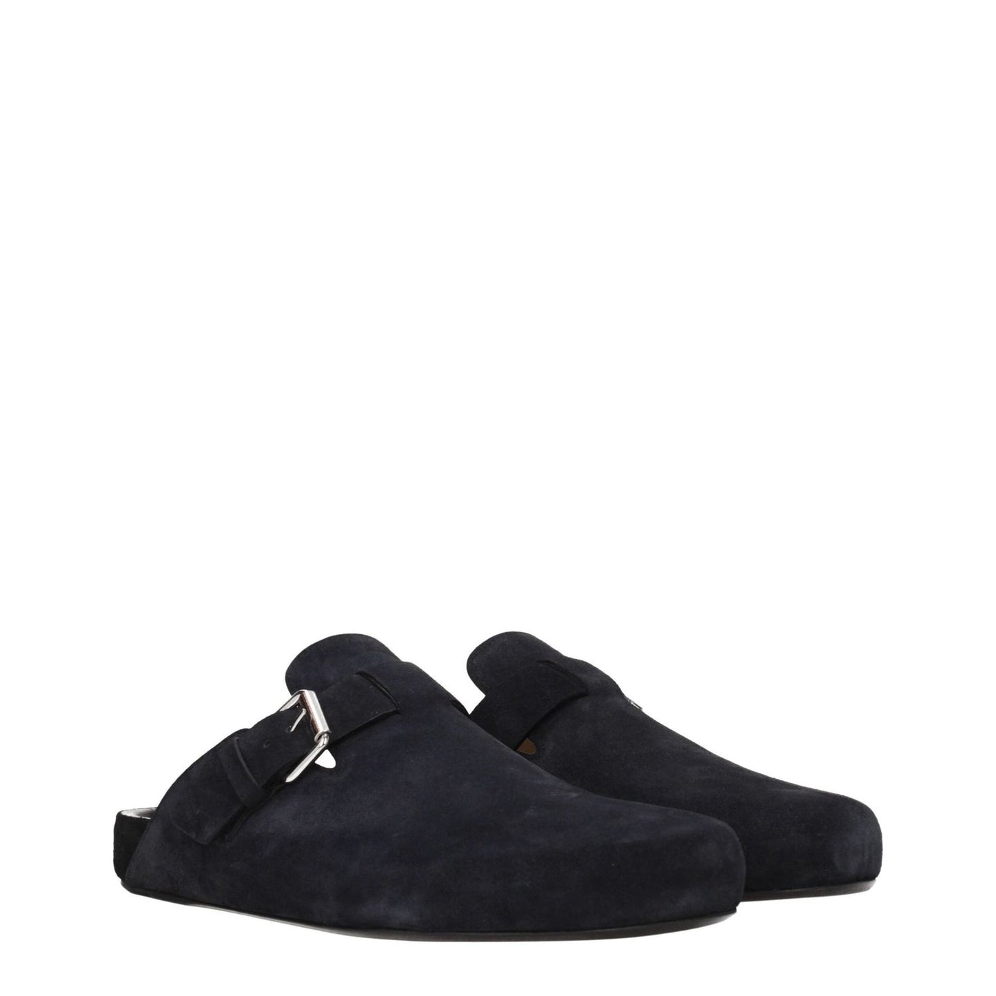 Isabel Marant Black Leather Slippers