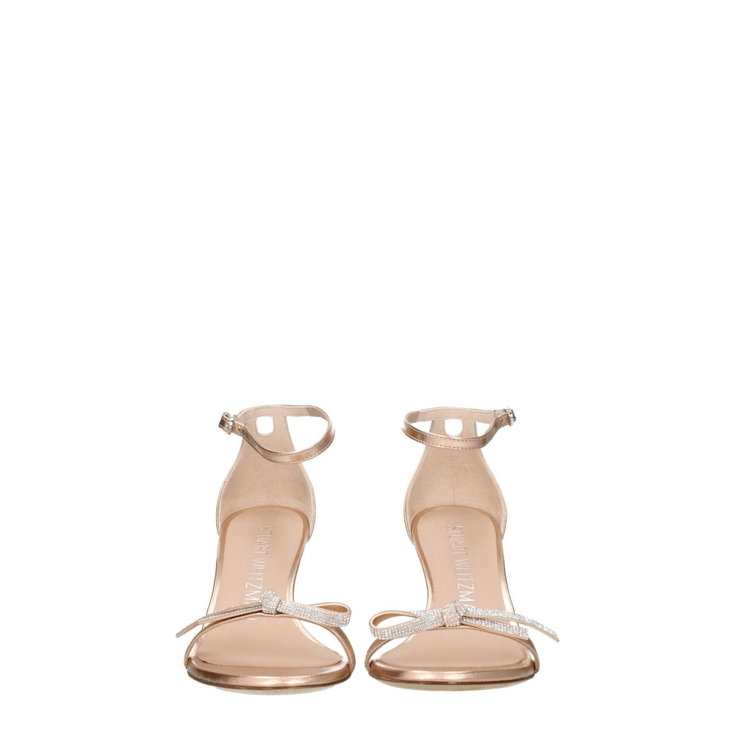Stuart Weitzman Pink Leather Stiletto Heel Sandals