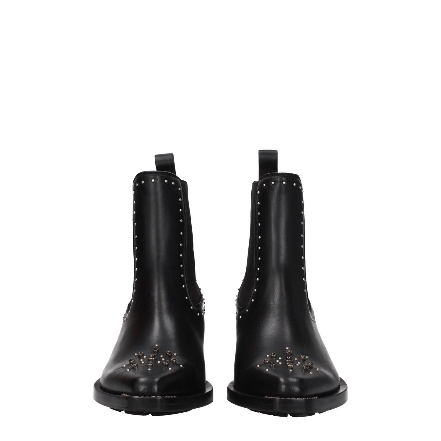 Chloé Black Leather Ankle Boots