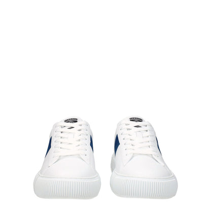 Versace White Leather Low Top Sneakers