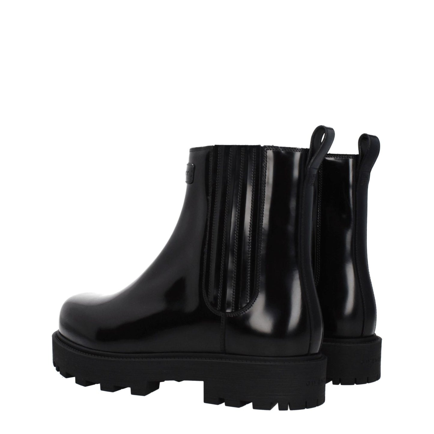 Givenchy Black Leather Ankle Boots
