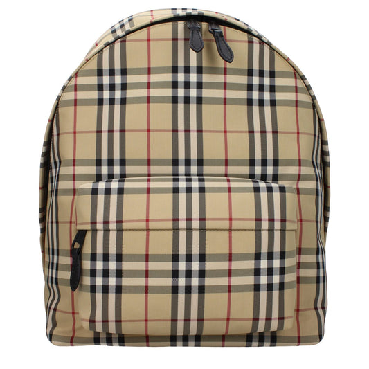 Burberry Beige Fabric Backpack