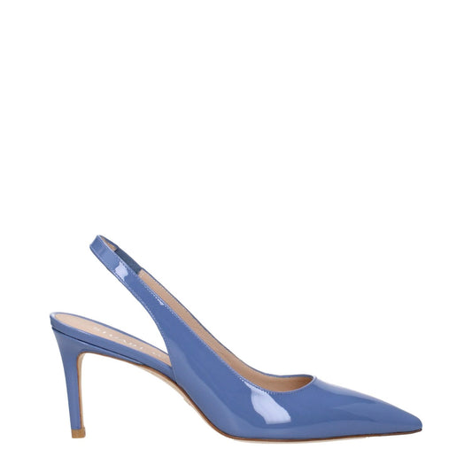 Stuart Weitzman Light Blue Leather Pumps