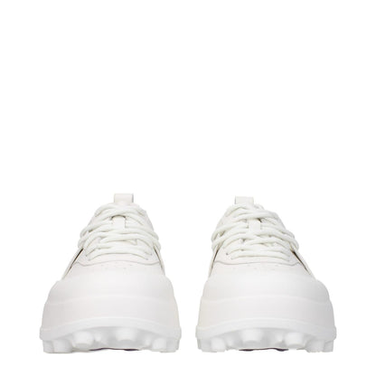 Jil Sander White Leather Sneakers