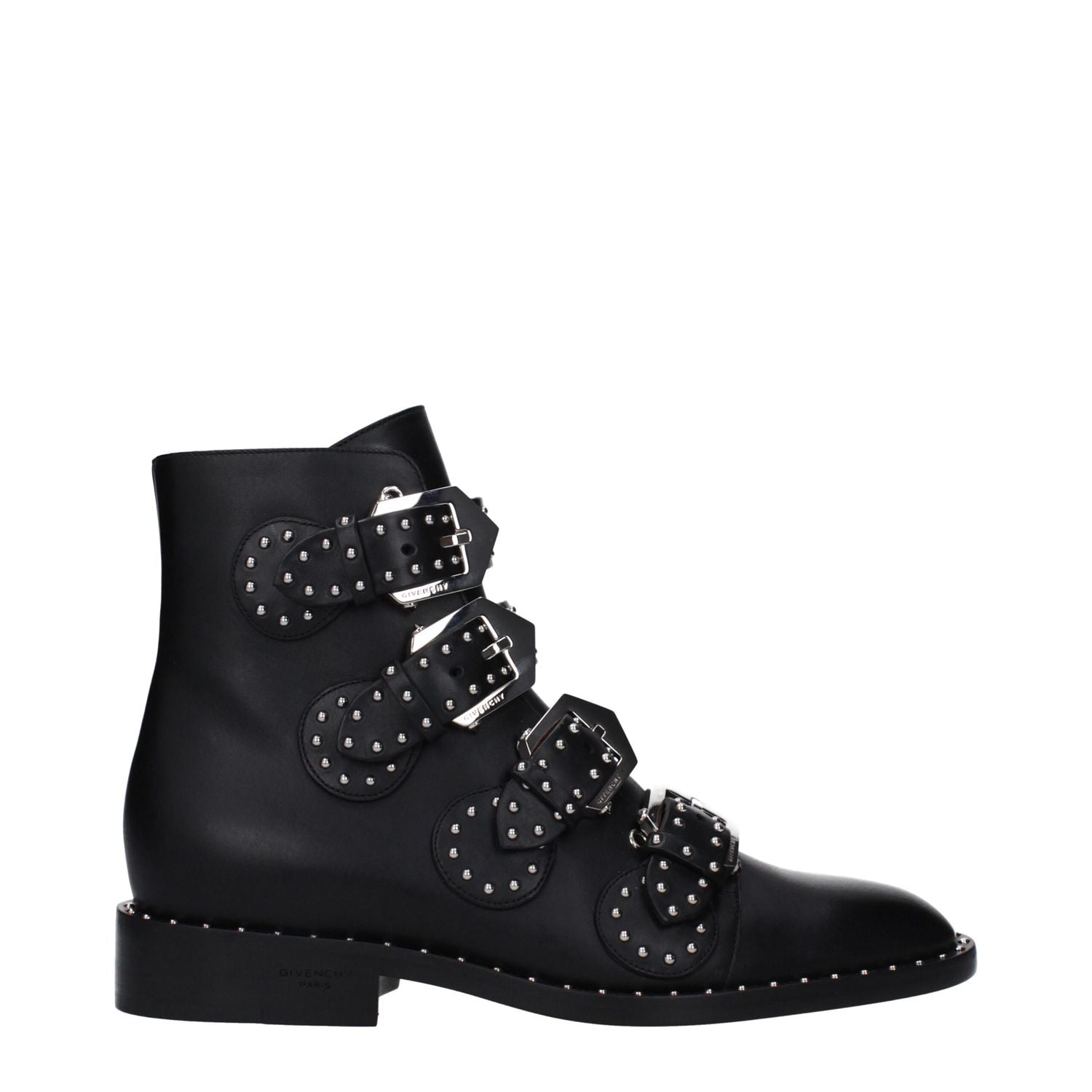 Givenchy Black Leather Ankle Boots