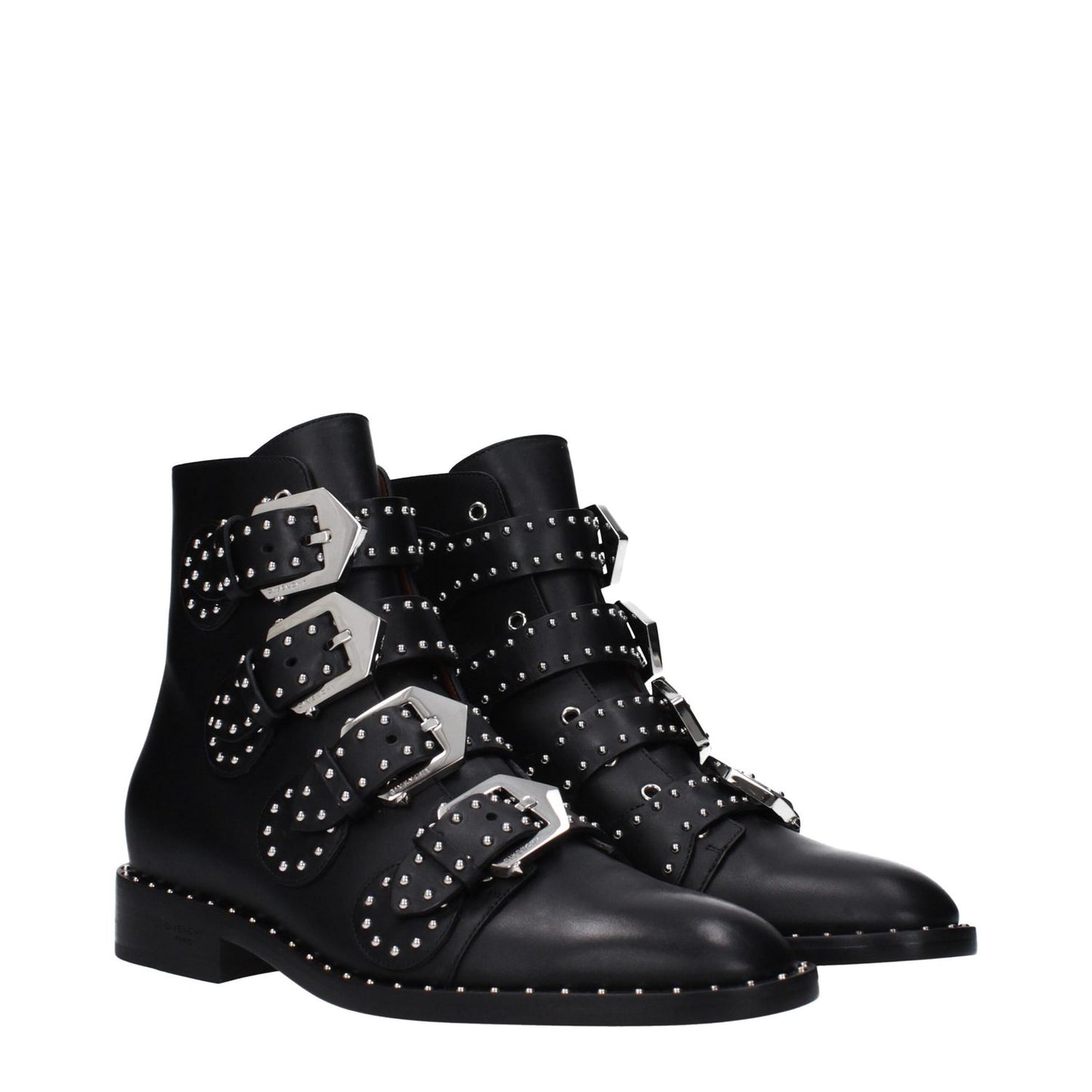 Givenchy Black Leather Ankle Boots