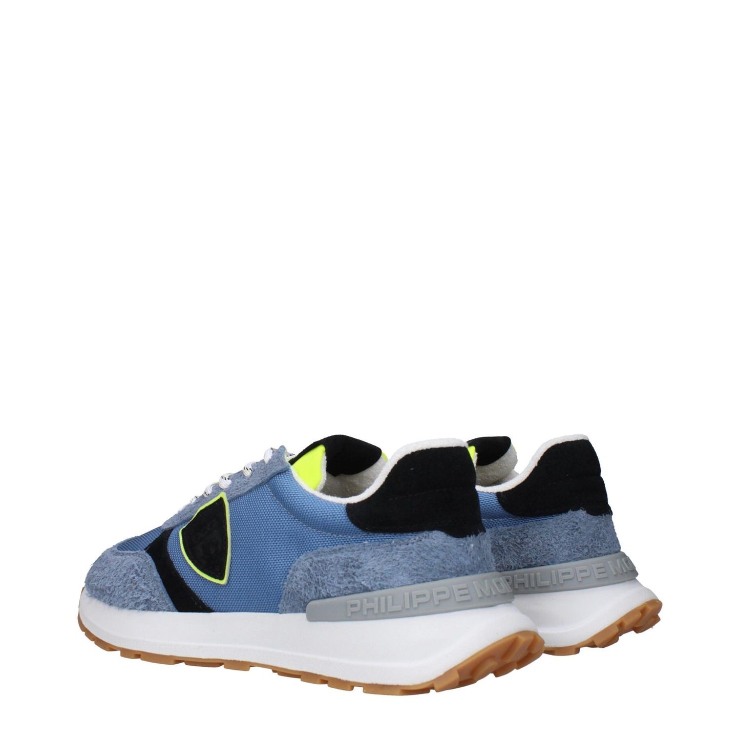 Philippe Model Blue Fabric Athletic Sneakers