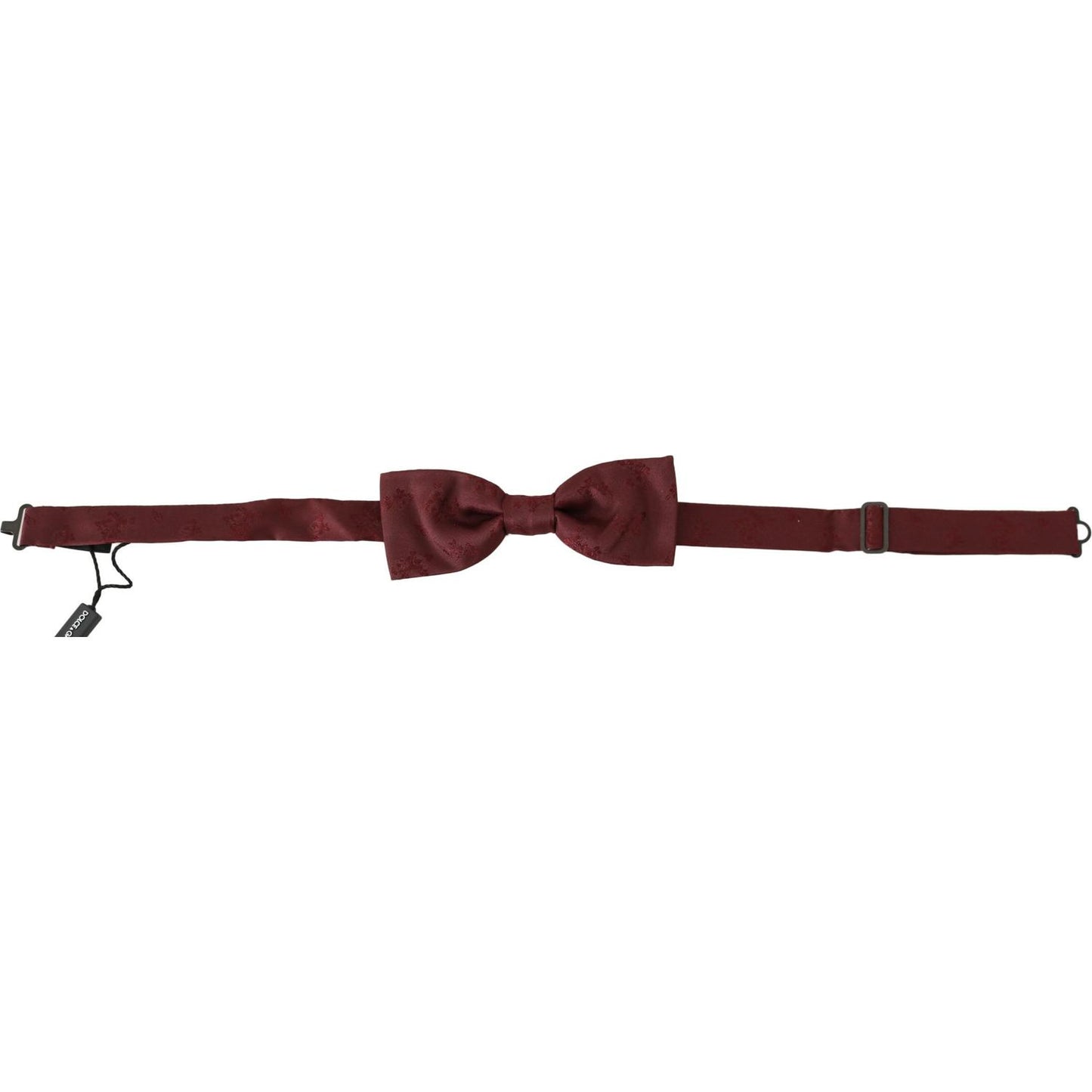 Elegant Maroon Silk Bow Tie