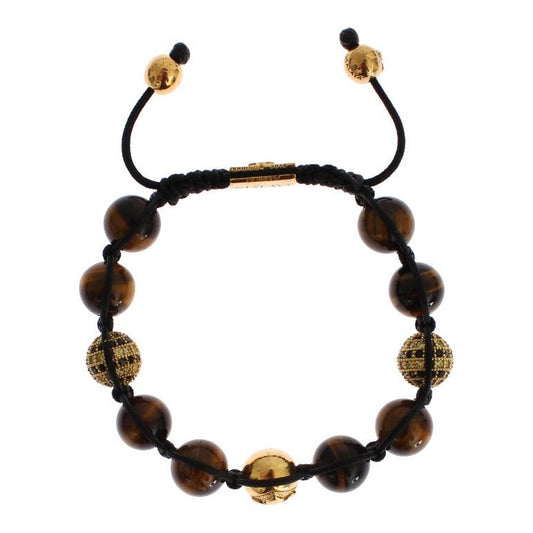 Chic Multicolor CZ & Tigers Eye Bracelet