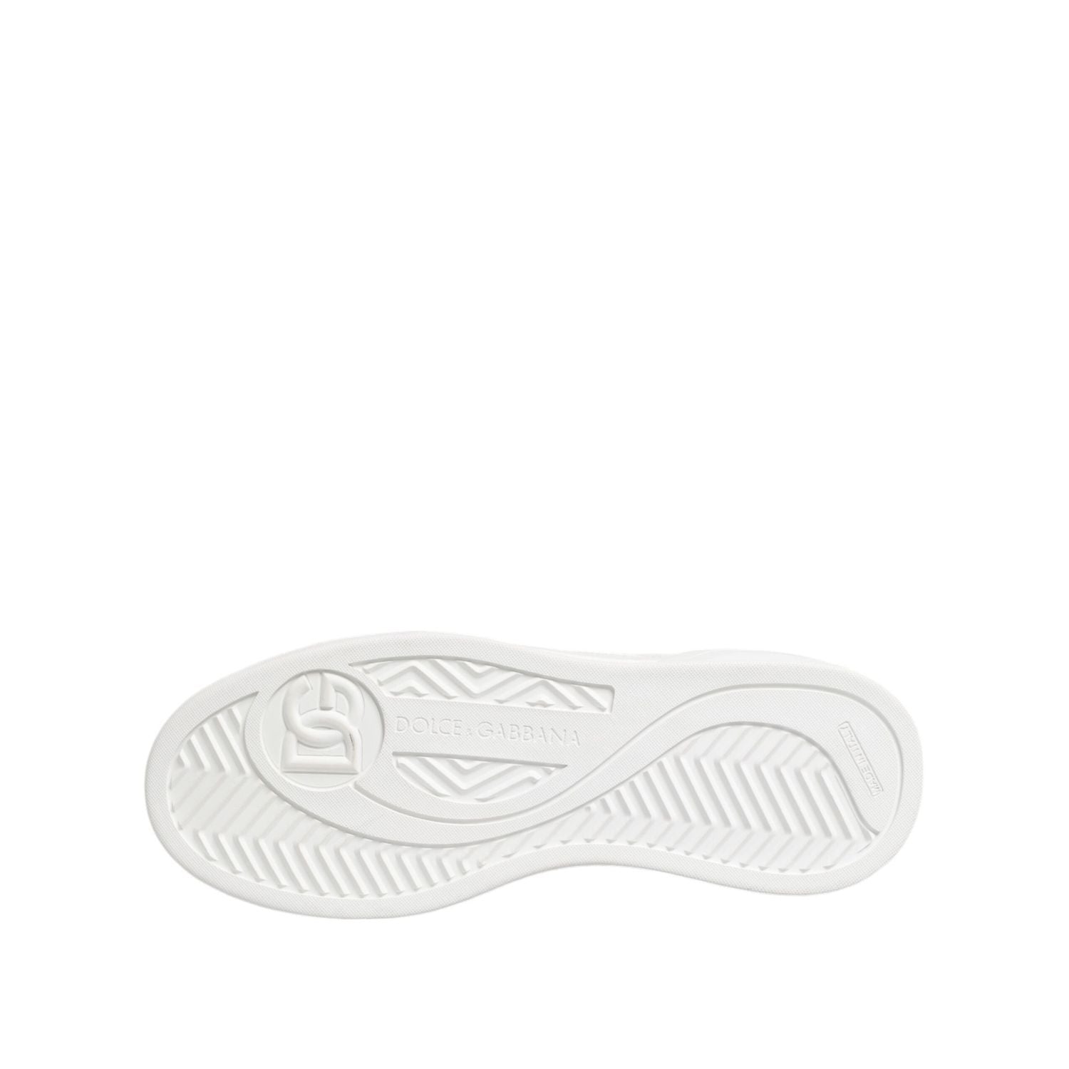 Dolce & Gabbana White Miami Leather Low Top Sneakers Shoes