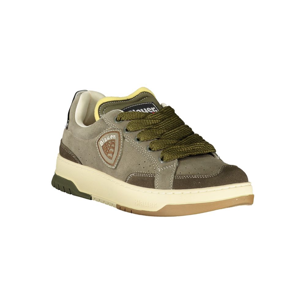 Blauer Verde Polyurethane Men Sneaker1728,67403481248,Athletic - Sneakers - Shoes,Blauer,EU40/US7,EU41/US8,EU42/US9,EU43/US10,EU44/US11,EU45/US12,Green,Men,New with tags,Shoes,Sneakers - Shoes