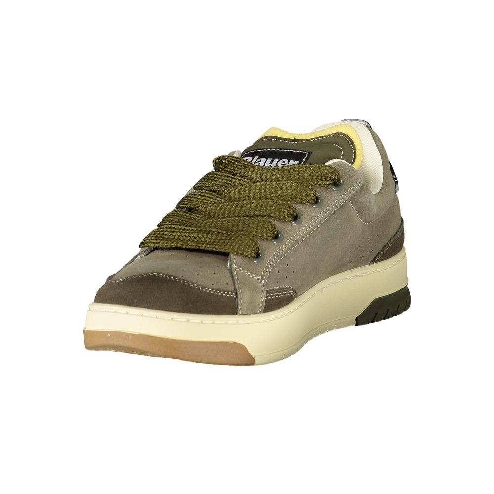 Blauer Verde Polyurethane Men Sneaker1728,67403481248,Athletic - Sneakers - Shoes,Blauer,EU40/US7,EU41/US8,EU42/US9,EU43/US10,EU44/US11,EU45/US12,Green,Men,New with tags,Shoes,Sneakers - Shoes