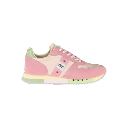 Blauer Rosa Polyurethane Women Sneaker1728,67403481248,Athletic - Sneakers - Shoes,Blauer,EU38/US8,EU39/US9,EU40/US10,EU41/US11,EU42/US12,New with tags,Pink,Shoes,Sneakers - Shoes,Women