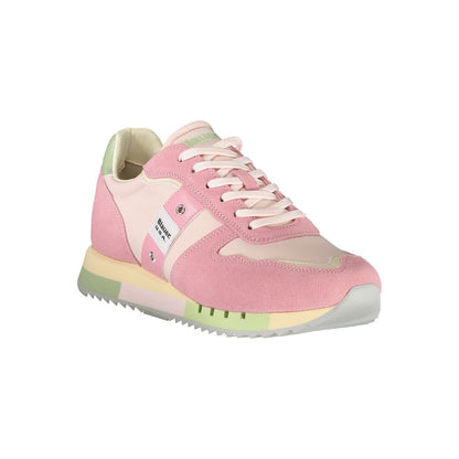 Blauer Rosa Polyurethane Women Sneaker1728,67403481248,Athletic - Sneakers - Shoes,Blauer,EU38/US8,EU39/US9,EU40/US10,EU41/US11,EU42/US12,New with tags,Pink,Shoes,Sneakers - Shoes,Women