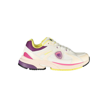 Blauer White Polyurethane Women Sneaker1728,67403481248,Athletic - Sneakers - Shoes,Blauer,EU36/US6,EU37/US7,EU38/US8,EU40/US10,New with tags,Shoes,Sneakers - Shoes,White,Women