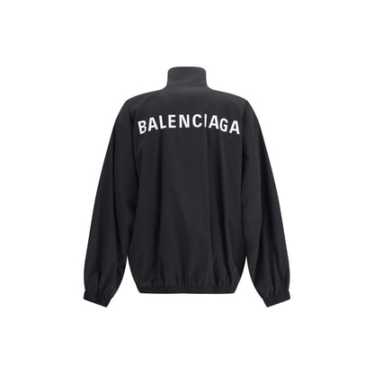 Balenciaga Black Polyester Shell Jacket