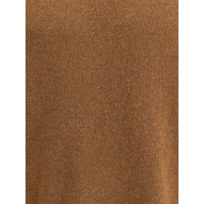 Jil Sander Brown Fleece Wool Sweatshirt