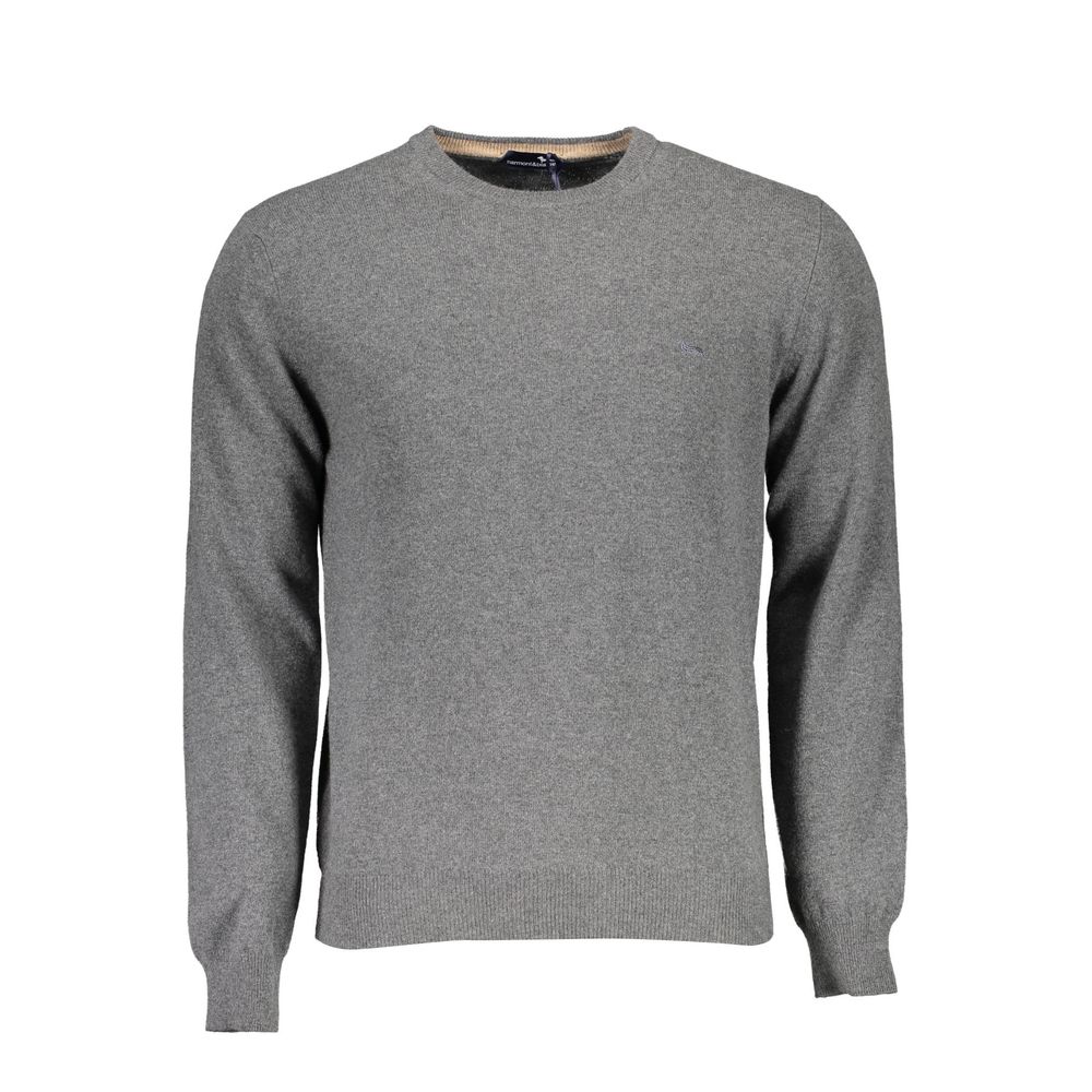 Harmont & Blaine Gray Wool Cashmere Sweater