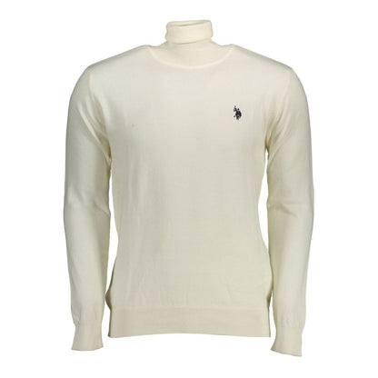 U.S. POLO ASSN. White Cotton Turtleneck