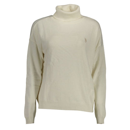 U.S. POLO ASSN. White Wool Sweater