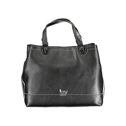 BYBLOS Black Polyurethane Women Handbag