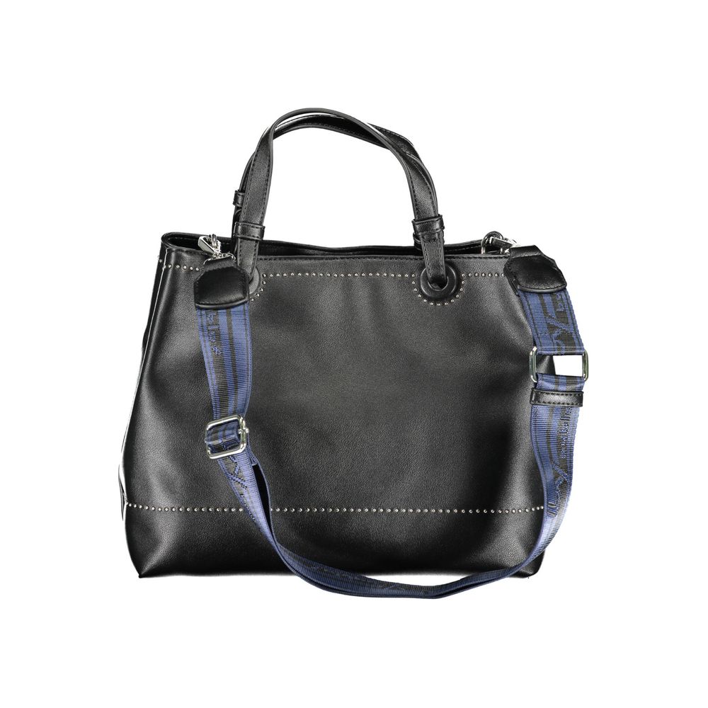 BYBLOS Black Polyurethane Women Handbag