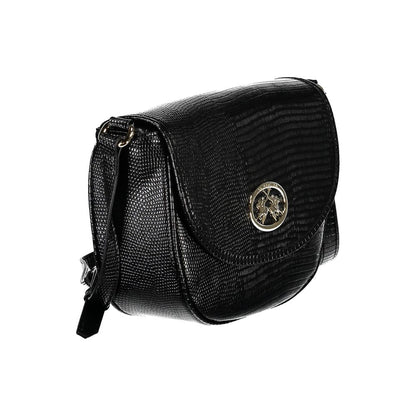 La Martina Black Polyurethane Women's Shoulder Bag