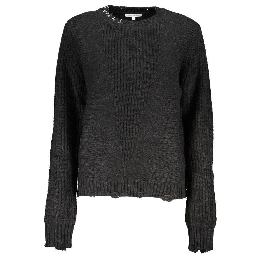 Patrizia Pepe Black Fabric Sweatshirt