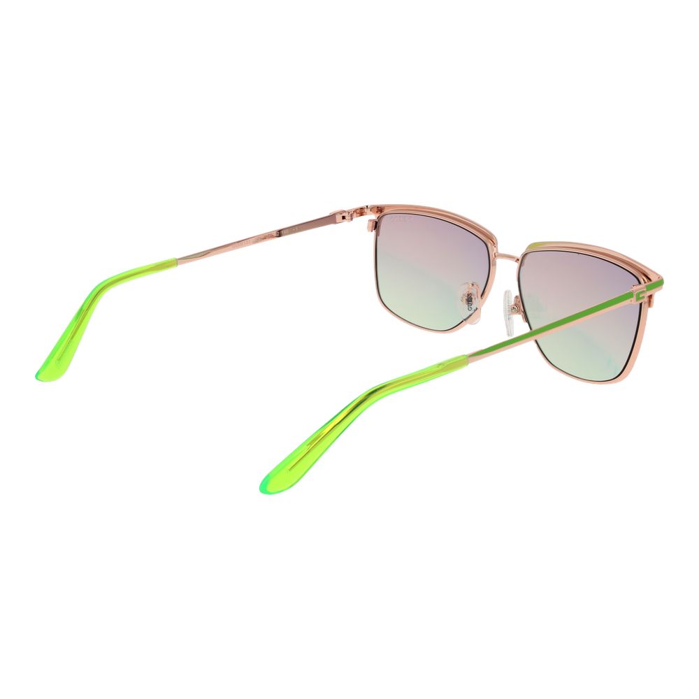 Guess Green Metal Sunglasses